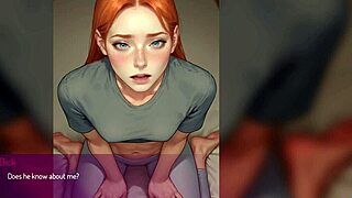 3D animated porn featuring a horny wife's wild anal sex