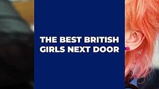 British college girl shows off her goodies in foreplay scenes