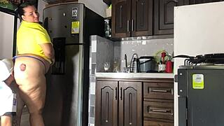 Big natural tits homemade video with wife giving blowjob and fucking hard