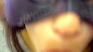Japanese Blowjob Ends with Cum in Mouth!