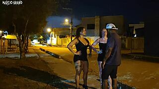 After the party, we got invited to a stranger's house where he ate our ass