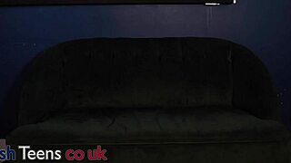 British college girl gets spanked in steamy roleplay video