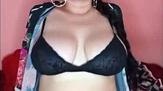 Solo performance of a hot milf