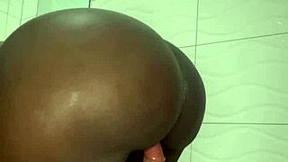 Hey, watch me handle this huge big black cock doggystyle in my chubby pussy!