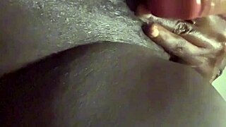 Hey, watch me handle this huge big black cock doggystyle in my chubby pussy!