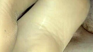 Homemade Massage with Sheer Nylons