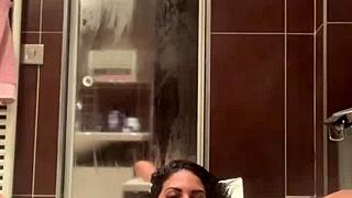 Steamy compilation of a bride to be and her girlfriend’s sexy strip tease and dildo play
