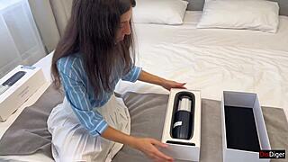 Powerful Cumshot Explodes from Svakom Alex Neo 2 Toy