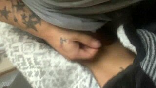 Amateur video with Maria, the baby mama of the side chick