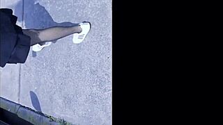 Public park one night stand with a hot Latina woman