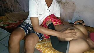 i got wild with this village bhabhi on her bed