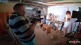 behind the scenes - my niece's first climax with luara amaral