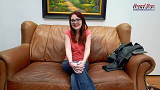 Horny Nerdy Ginger Dezi Rae Finger Fucked Hard