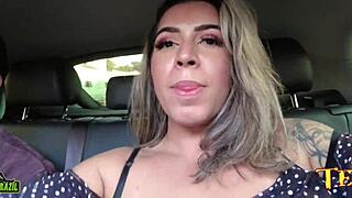 Brazilian amateur couple gets kinky on the streets