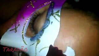 latina hooker gets cum in mouth and face, so messy hot!