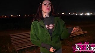 Skinny blonde shemale Jessica Kate in wild anal action