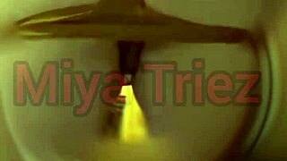 miya triez performs strip tease for cuckold humiliation