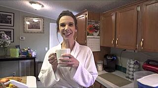 Alora Jaymes, a mature beauty, helps her friend with her financial problems