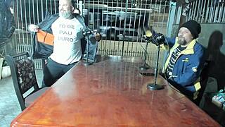 ma santos oficial binho ted inviting rafão otaku to give ass to luana reis live on incancelaveis podrecast