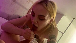 A young woman marries her stepbrother on his birthday and gives him a blow job