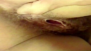 See my wife's hairy ass and big pussy before sex