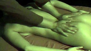 Marital massage with oil leads to great orgasm