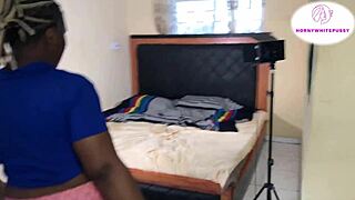 Unbelievable! African maid chases big cock in full uncensored action on Xvideos Red!