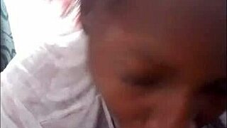 Close up of a girl next door getting a wet treatment