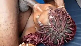 African teen sucking and throating sloppy dick like a pro. Damn, that compilation is raw!