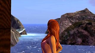 home alone redhead spreads clit in full movie solo session