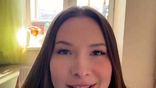 A couple enjoys real homemade sex in the kitchen, leading to orgasm.