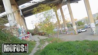 Public pickup action with Jordi El Polla and Alyssa Reece