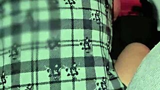 stepsister performs amazing cowgirl moves on car