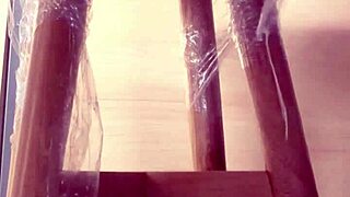 Secretary masturbates secretly at work.