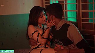 indian cute girl gets down with program director after practice