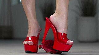 check out this 4k hot footfetish crushing fruits with bare feet and heels