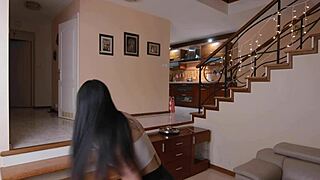 Stepsisters stuck and filled with a wet pussy creampie.