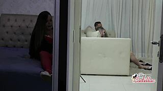 Cleo Cadillac takes double penetration with anal and vaginal fisting