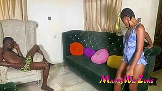 Chidinma's hot scene with her girlfriend in CFNM action