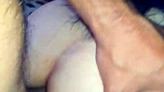 close-up of milf's gaping ass after rough pounding