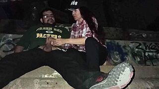 Amateur Japanese girlfriend gives blowjob and gets paranormal sex experience