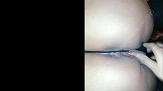 Latina teen Mikaela loves it when her pussy is probed