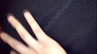 Latina teen Mikaela loves it when her pussy is probed