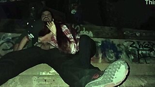 Amateur Japanese girlfriend gives blowjob and gets paranormal sex experience