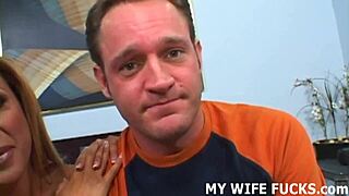 Here is a hot milf in her home and you are going to love watching her get fucked