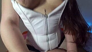 emotional mexican wife passionately rides husband's boss for creampie