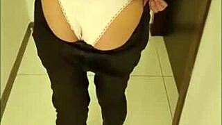 Walk on the beach ends with an insertion in the cock brunette big ass busty big cock man in underwear