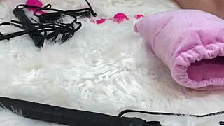 First time oiled up and fucked tight pussy amateur