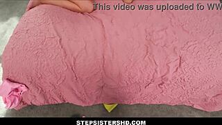 Petite teen gets her small tits licked and fucked