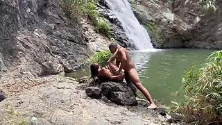Aisha Ferrari's wild outdoor adventure with a military man